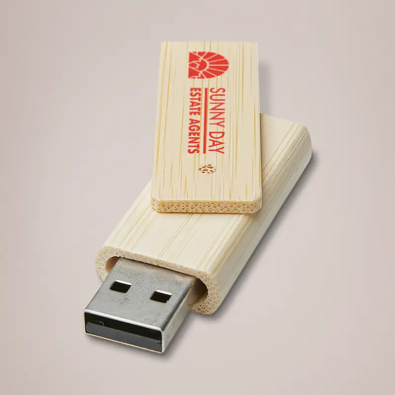 Rotate 16GB Bamboo USB Flash Drive