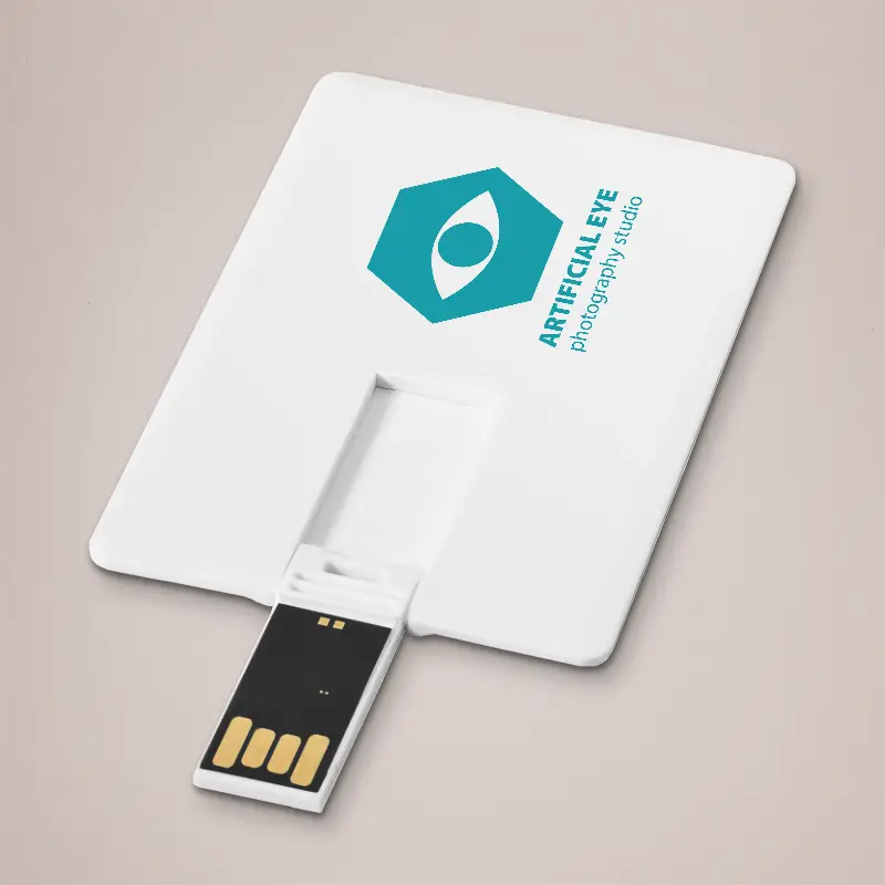 Slim Card-Shaped 4GB USB Flash Drive