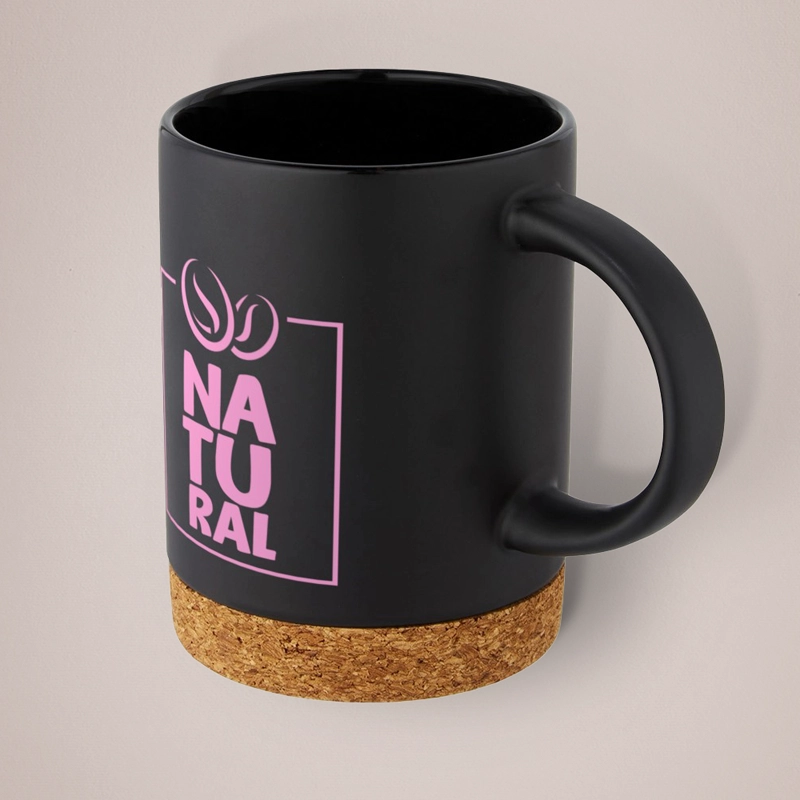 Neiva 425ml ceramic mug with cork base