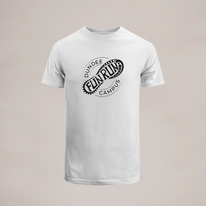 Basic White Printed T Shirt | Tradeprint
