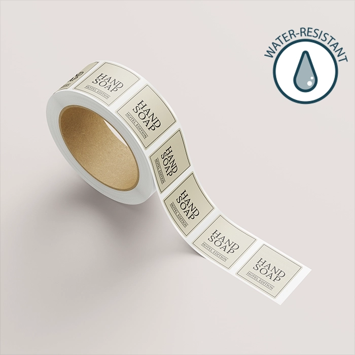 Custom Printed Water Resistant Labels | Recommend - Betulla Laid Paper
